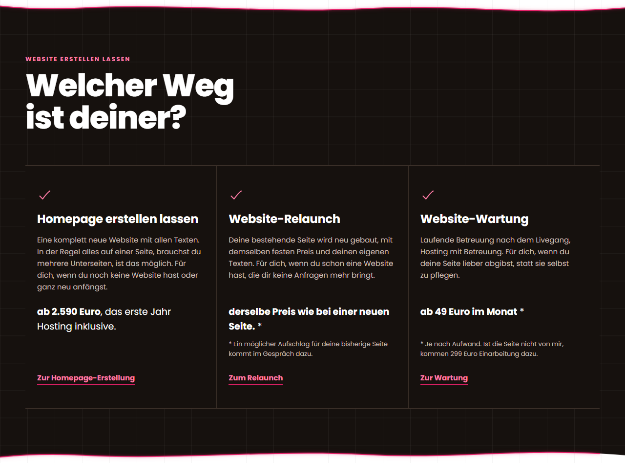 Die Webdesign-Seite von styriacreative.com