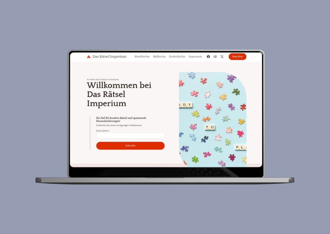Webdesign Leibnitz-Deutschlandsberg Mockup einer Webseite eines Buchverlags aus Gleinstätten als Projektbeispiel für Unternehmenswebseite für Gründer und KMU