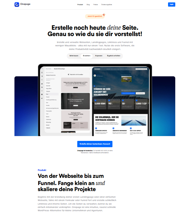 Onepage.io